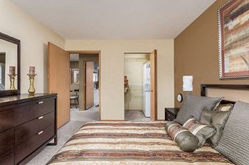 Walk-in closets in select homes